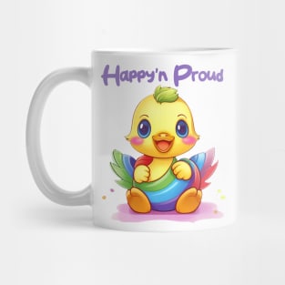 Happy Pride Kawaii Duck Mug